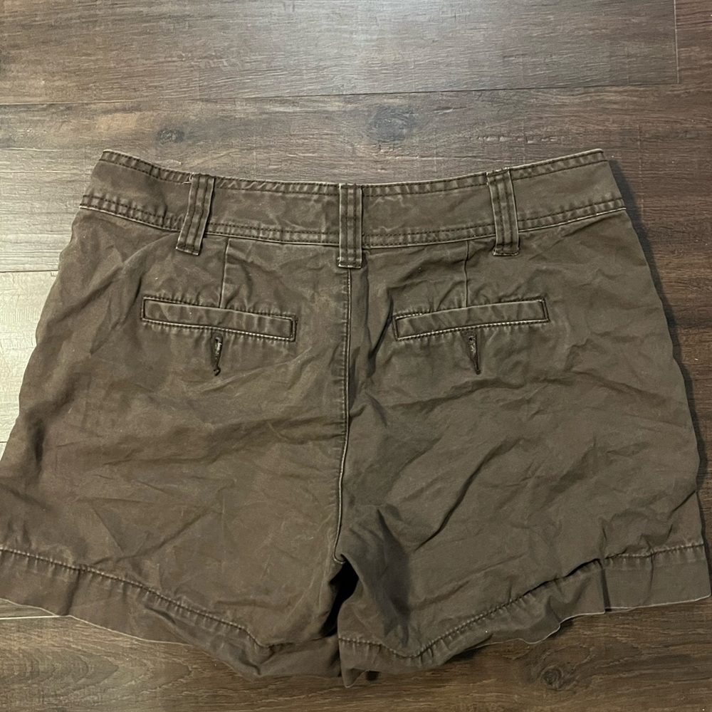 GAP Women's Dark Brown Cargo Shorts